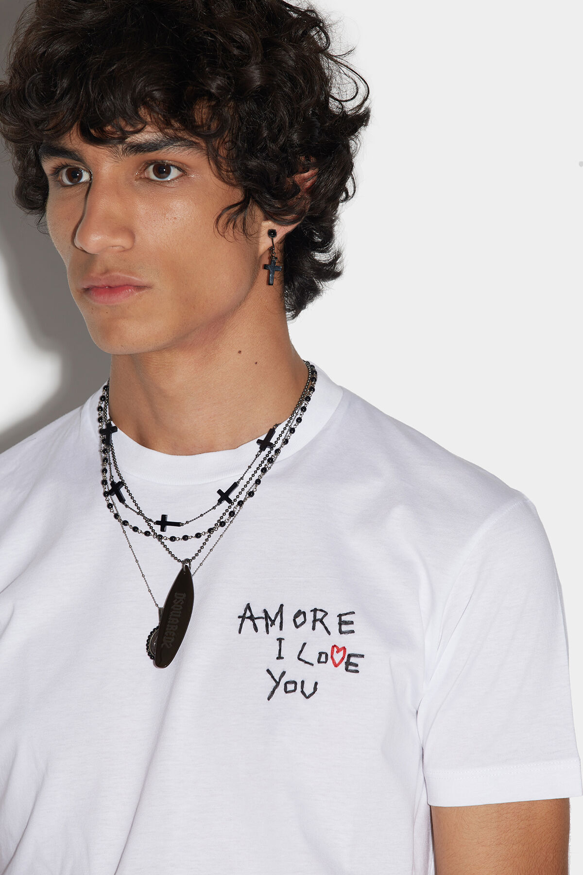 DSQUARED2 - AMORE I LOVE YOU COOL T-SHIRT - NEW TREND