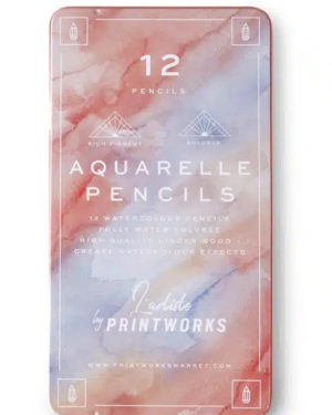 12 COLOUR PENCILS - AQUARELLE