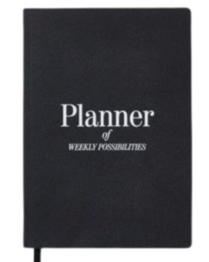 WEEKLY PLANNER - TIMELESS, BLACK