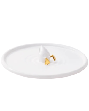 PLATE DIVING DUCK WHITE