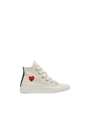 CT70 SMALL RED HEART HI TOP KIDS SHOE