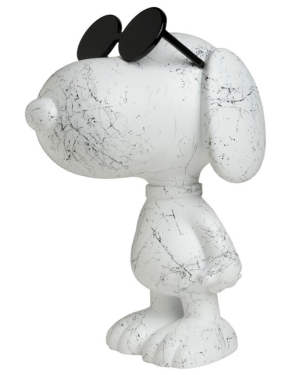 SNOOPY SUN GRAF BLANC & NOIR - 27 CM