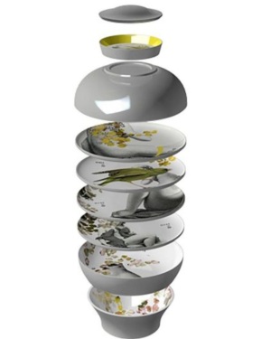 YUAN EXTRA PLATES GRIS PARNASSE