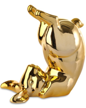 MONEYBOX BUNNY BUM GOLD