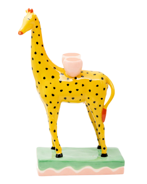 CANDLE HOLDER 18 X 9 X 33 CM - SOPHIE DOT GIRAﬀE