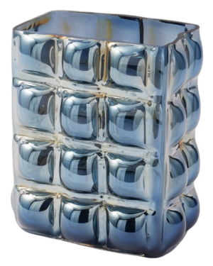 VASE BUBBLE DARK BLUE L