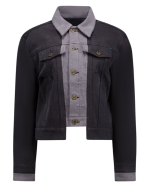 LAYERED DENIM JACKET