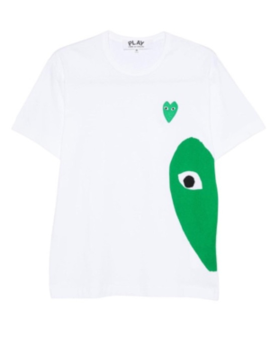 U T-SHIRT GREEN EMBLEM KNIT