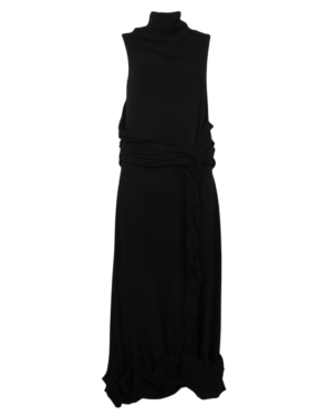 TWISTED DRAPE SHEER SLEEV