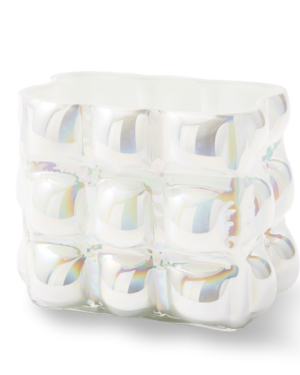 VASE BUBBLE WHITE S