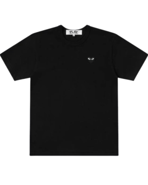 U T-SHIRT BLACK KNIT