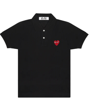 U T-SHIRT RED EMBLEM KNIT