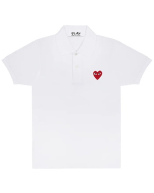 U T-SHIRT RED EMBLEM KNIT