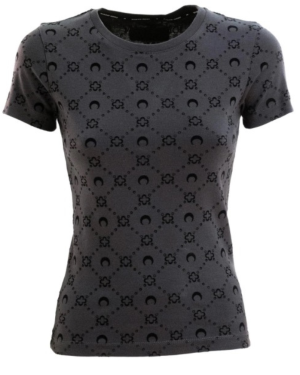 MOONOGRAM FLOCKED RIBBED JERSEY BABY FIT T-SHIRT