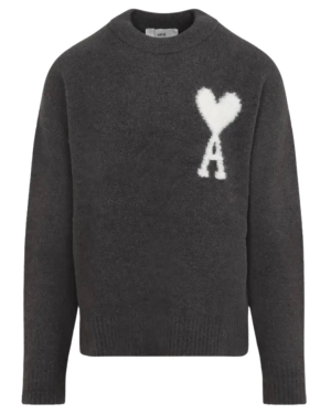PULL COL ROND AMI DE COEUR ECRU