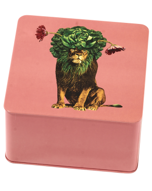 SQUARE TIN BOX LEO