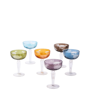 COUPE PEONY MULTICOLOUR SET 6