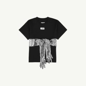 Cotton T-shirt with gloves
