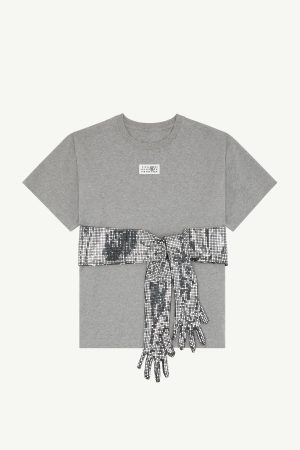 Cotton T-shirt with gloves