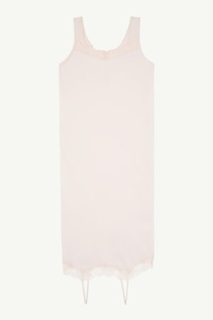 Mirrored lace slip dress