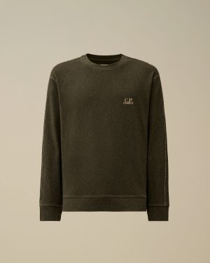 HEAVY JERSEY PLATED CREWNECK SWEATSHIRT