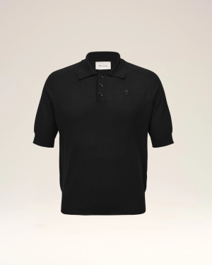 SHORT SLEEVES POLO WITH CONTRASTED AMI DE COEUR