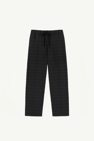 Tailored wool-blend trousers