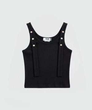 Top with metallic details