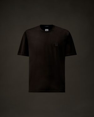 METROPOLIS SERIES MERCERIZED JERSEY SHORT SLEEVE CHEST LOGO T-SHIRT