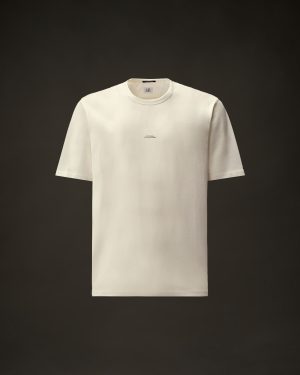 METROPOLIS SERIES MERCERIZED JERSEY SHORT SLEEVE CHEST LOGO T-SHIRT