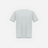 Plain white short-sleeve crew-neck T-shirt shown from the front against a light background.