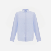 Light blue long-sleeve button-down shirt with a classic collar and front placket.