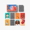 Boxed set of illustrated athlete trading cards laid out in a grid; box cover reads 'Iconic Athletes of the World'.
