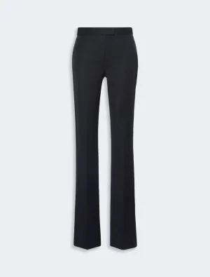 Black high-waisted wide-leg dress pants shown from the front