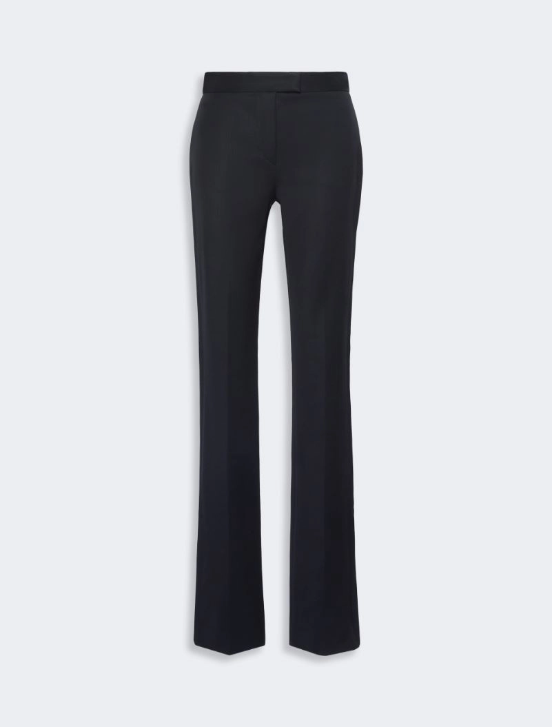 IMG_3840 - New Trend Black high-waisted wide-leg dress pants shown from the front
