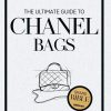 Book cover for 'The Ultimate Guide to Chanel Bags' by Alexandra Fullerton, showing a sketch of a quilted handbag and a gold Brand Bible badge at the corner, teNeues.